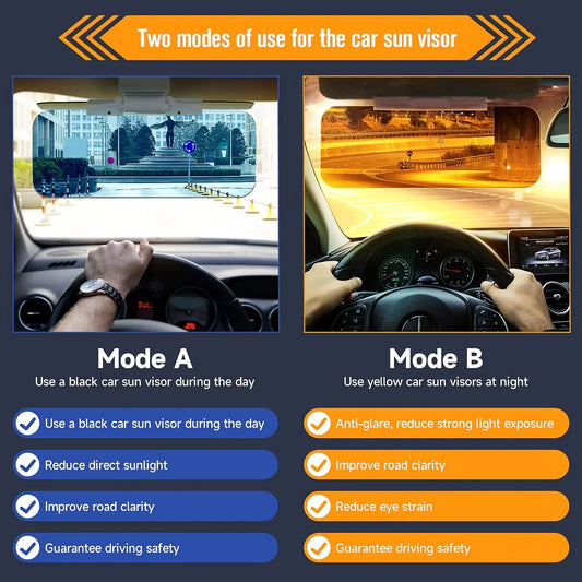 GlareGuard™ 2in1 Anti-Glare Polarised Visor Extender