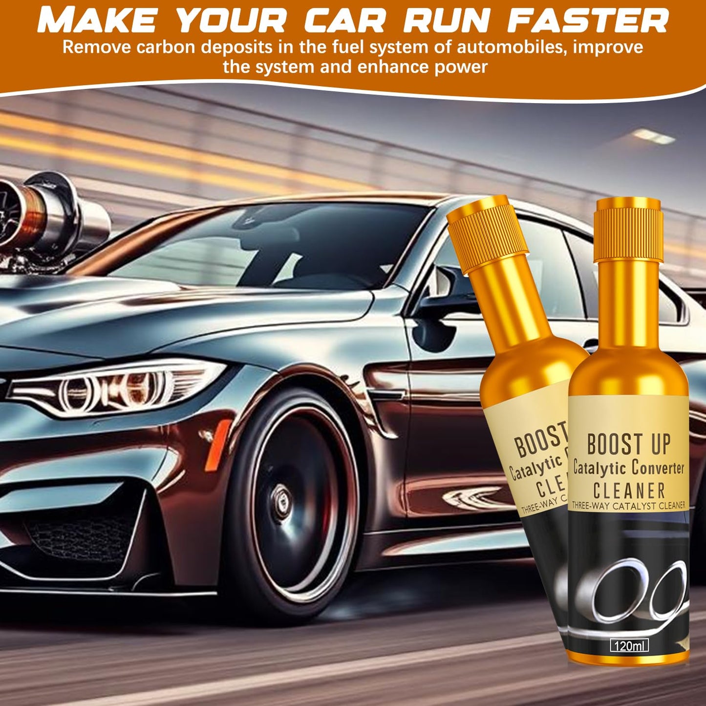 BoostUp Catalytic Converter Cleaner 120ML(Pack of 2)