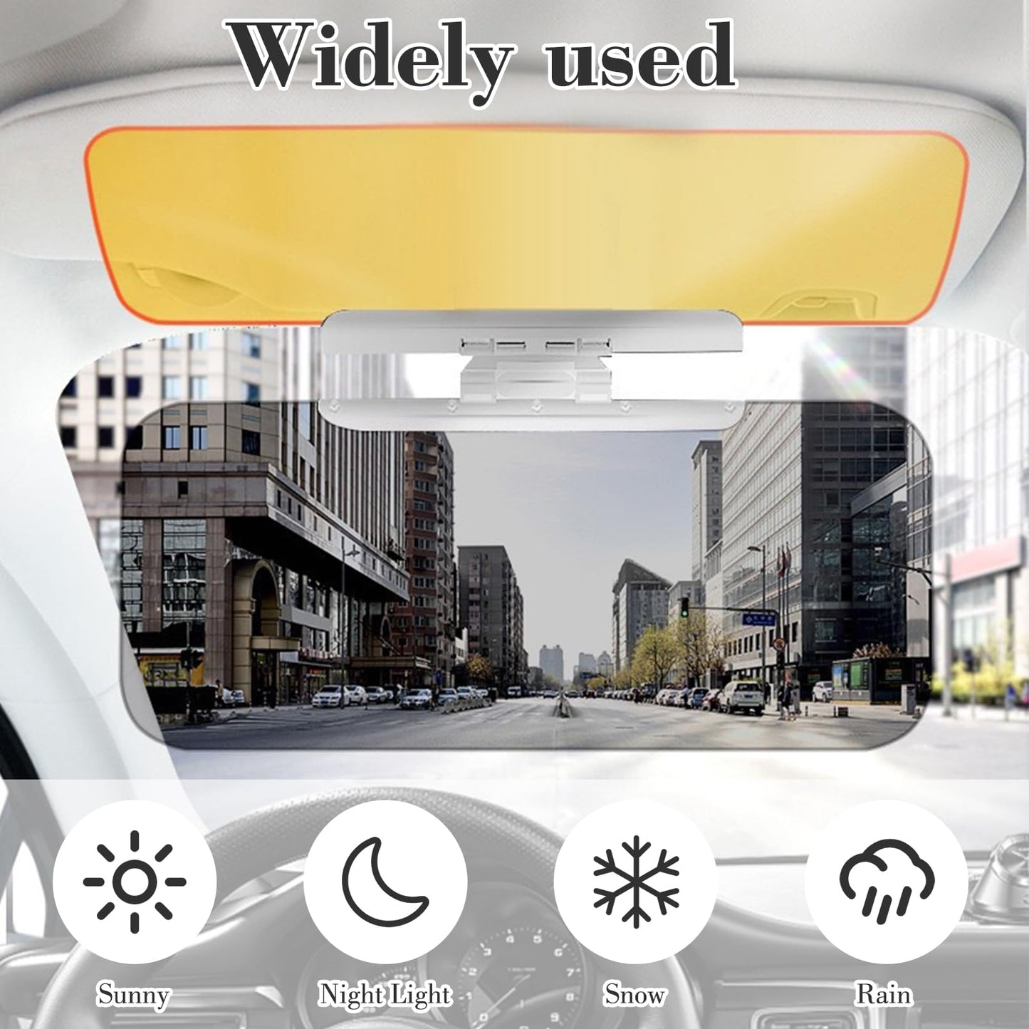 GlareGuard™ 2in1 Anti-Glare Polarised Visor Extender