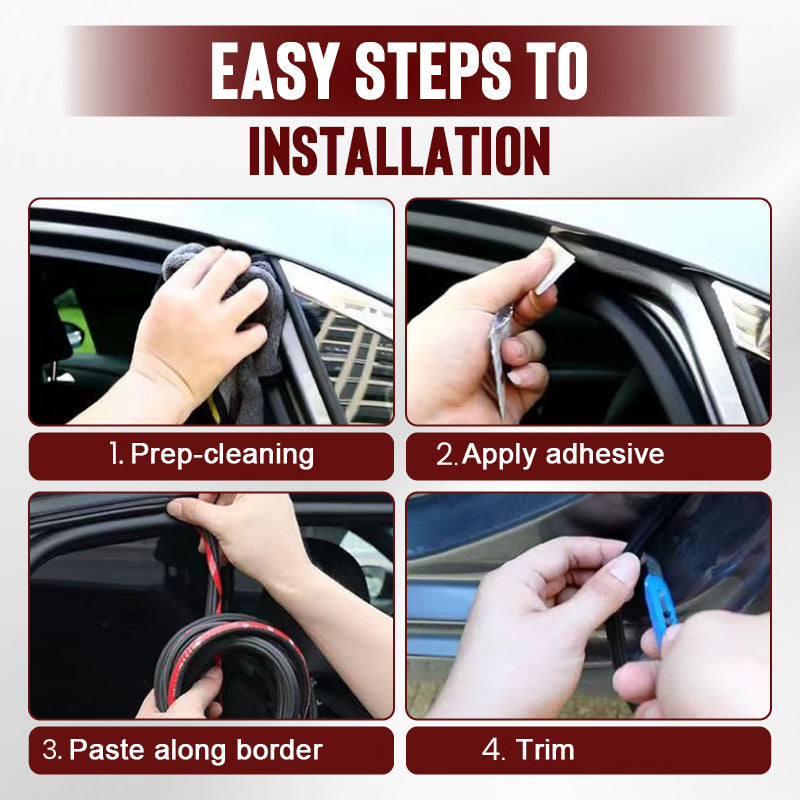 Soundproof & Dustproof Car Rubber Seal Strip (5 mtrs)
